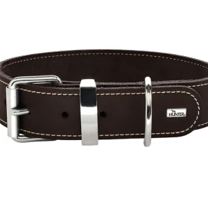 HUNTER Halsband Aalborg Special XXS-XS 30 Leder dunkelbraun Markenware